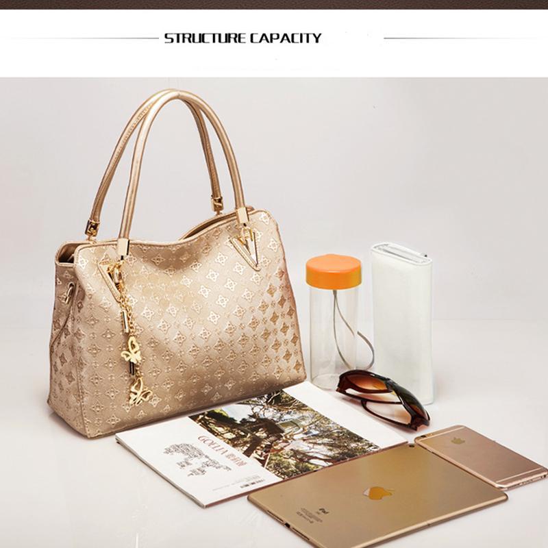 4 Pcs / 1 Set Women Leather Handbag(Free Shipping Today)
