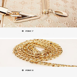 4 Pcs / 1 Set Women Leather Handbag(Free Shipping Today)