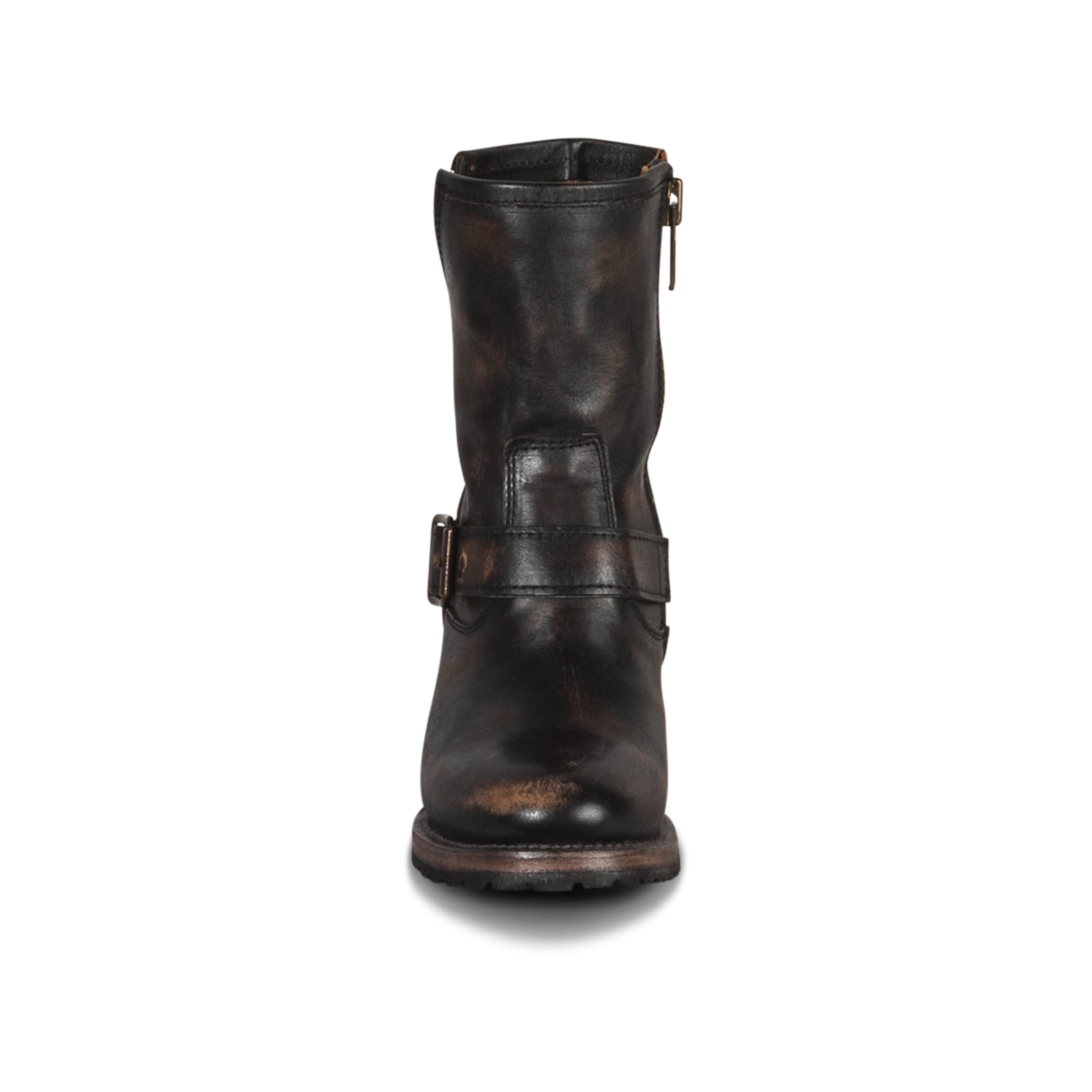 Carlito black bootie with ankle strap