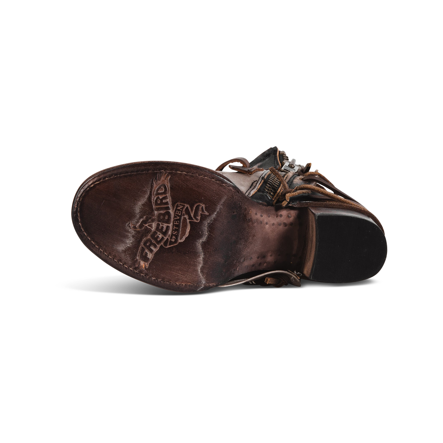 Crue grey multi FREEBIRD by Steven leather imprinted sole